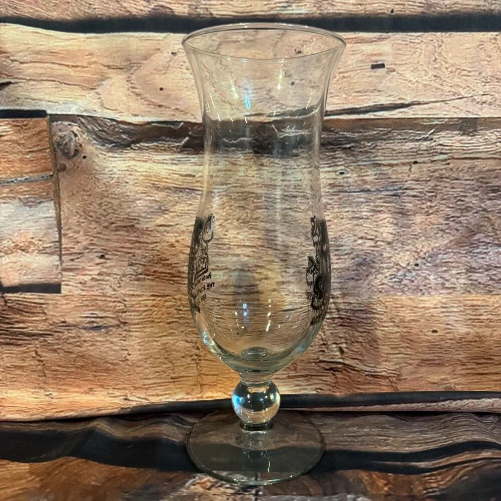 Dick's Last Resort Hurricane Glass San Antonio Novelty Barware